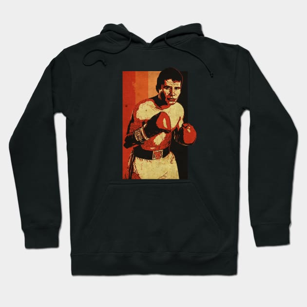 Vintage Boxing Magazine Hoodie by CTShirts